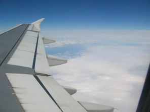 Wolkenwirbel in Wolkendecke