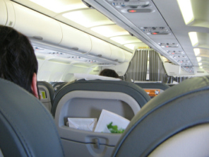 Flugzeuginnenraum
