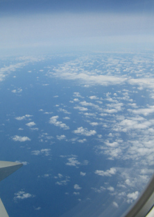 Wolkenspiralen �ber dem Atlantik