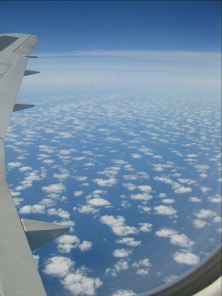 Sch�fchenwolken �ber dem Atlantik