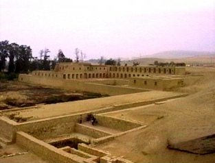 Pachacamac, sitio
                          de excavaci�n