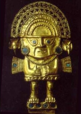 Dios Naylamp en oro