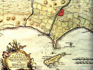 Mapa con Lima y
                          con el puerto de Callao, siglo XVII m�s o
                          menos