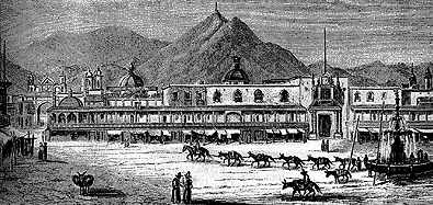 Lima,
                  Plaza Mayor, siglo 16 approx.
