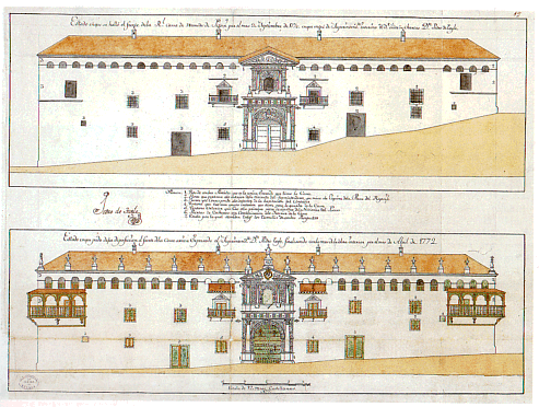 Plan de la
                                  Casa de Moneda para Potos�, 1772