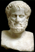 Un busto
                      de Aristoteles. Los alumnos en el Per� fueron
                      aterrorizados con sus textos en lat�n que no
                      entend�an de todo. Eso de verdad no es
                      cient�fico...