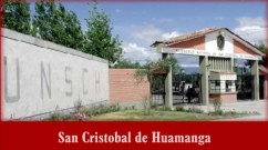 Ayacucho, entrada de la universidad San
                            Crist�bal de Huamanga, fundaci�n en 1677