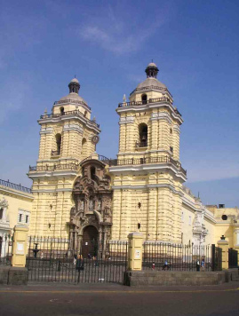 Lima, iglesia
                          neocl�sica colonial San Francisco