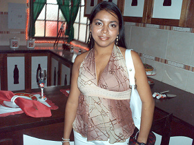 Retrato de Carolina
                        Prado Ar�valo el 24 de diciembre 2007