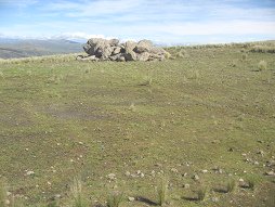Ein Steinhaufen im Feld (01)