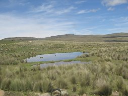Laguna y im�genes de nubes