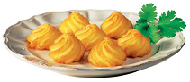 Kartoffeln � la duchesse,
                                        �berbackene Herzoginkartoffeln
                                        [44]