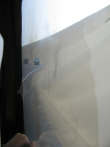 Anstieg der Panamericana in
Kurven in die Bergwüste Anstieg der Panamericana in Kurven in die
Bergwüste