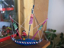 Artesan�a, barco de Puno (02)