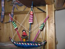 Artesan�a, barco de Puno (03)