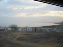 Panamericana in
Nord-Peru bei Mancora, Strandbucht mit Panorama Panamericana in Nord-Peru bei Mancora,
Strandbucht mit Panorama