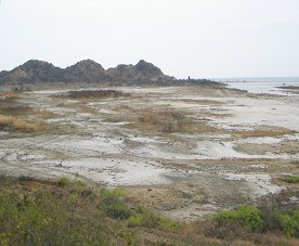 Strandbucht zwischen Tumbes und Zorritos,
                          Nahaufnahme