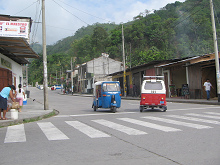 Kreuzung nach La Merced
