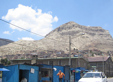 La Oroya, Aussenquartier am Berg