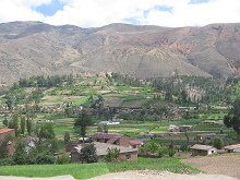 Llanura agraria en la regi�n de Tarma