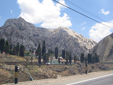 La cordillera de caliza