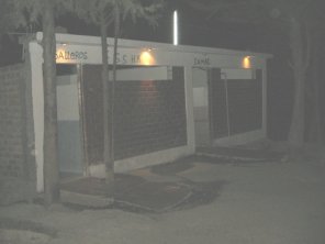Ba�o del parador sin techo