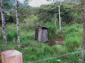 Das Haus vor der Kreuzung, das WC