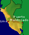 Map of Perú with Lima
and Puerto Maldonado Map of Perú with Lima and Puerto
Maldonado