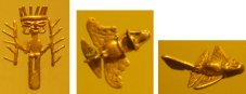 Columbia Bogota Gold Museum,
                              Talima Culture medium period with
                              extraterrestrial god and airplanes of the
                              past
