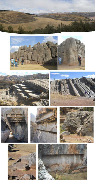Peru Cusco Sacsayhuam�n, muros
                                  antis�smicos, tronos, tobogames,
                                  cortes de roques, escaleras etc.