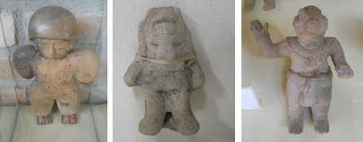 Astronauten der Vorzeit, z.B.
                                      in Ecuador in Cuenca im
                                      Ureinwohnermuseum (museo de los
                                      aborigenes nativos ind�genas)
