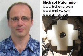 Michael Palomino mit Inkakreuz mit Mutter Erde